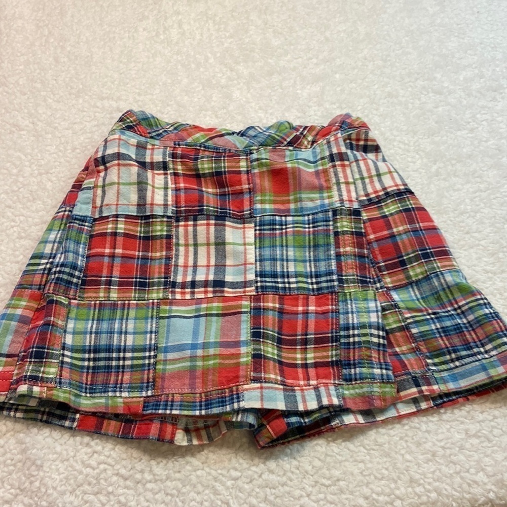 C.W.D. Kids Plaid Skort EUC Size 4